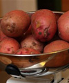 Разноцветный японский картофель